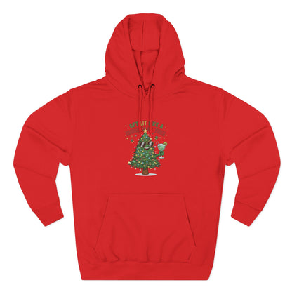 Get Lit Like a Christmas Tree – Unisex Fleece Holiday Hoodie