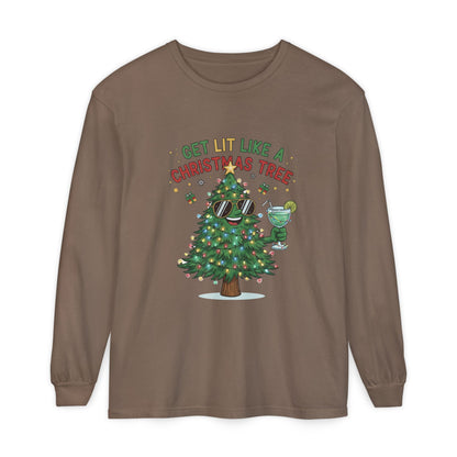 Get Lit Like a Christmas Tree – Long Sleeve Unisex Shirt