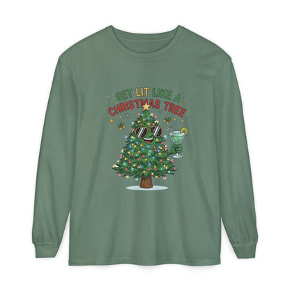 Get Lit Like a Christmas Tree – Long Sleeve Unisex Shirt