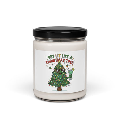 Get Lit Like a Christmas Tree – Holiday Scented Candle 9oz