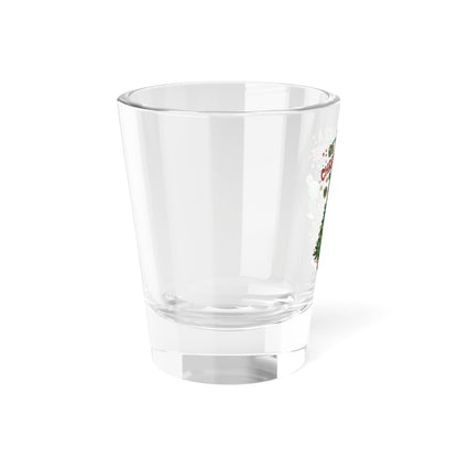 Get Lit Like a Christmas Tree – Funny Holiday Shot Glass (1.5oz)