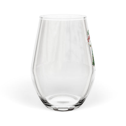 Get Lit Like a Christmas Tree – Funny Holiday Stemless Wine Glass, 11.75oz
