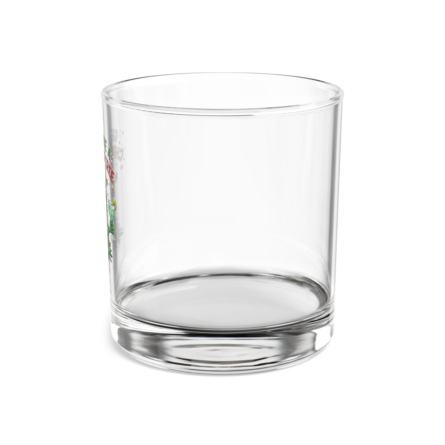 Get Lit Like a Christmas Tree – Holiday Rocks Glass (10oz)