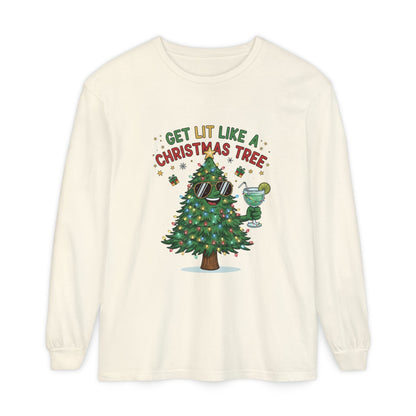 Get Lit Like a Christmas Tree – Long Sleeve Unisex Shirt