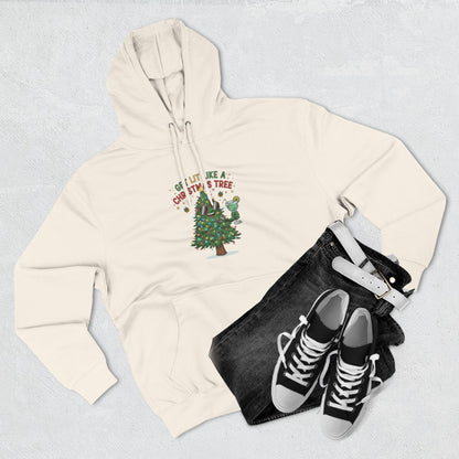 Get Lit Like a Christmas Tree – Unisex Fleece Holiday Hoodie