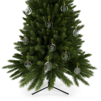 Get Lit Like a Christmas Tree – Funny Holiday Glass Ornament