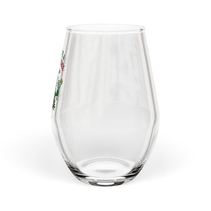 Get Lit Like a Christmas Tree – Funny Holiday Stemless Wine Glass, 11.75oz