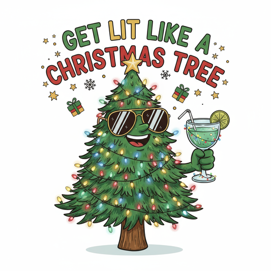 Get Lit Like a Christmas Tree-Image